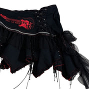 LIVING DEAD SOULS rock the souls mini skirt (M)