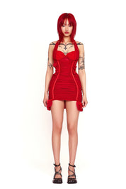 Cupid’s Aftermath Dress in Red (XS-XL)