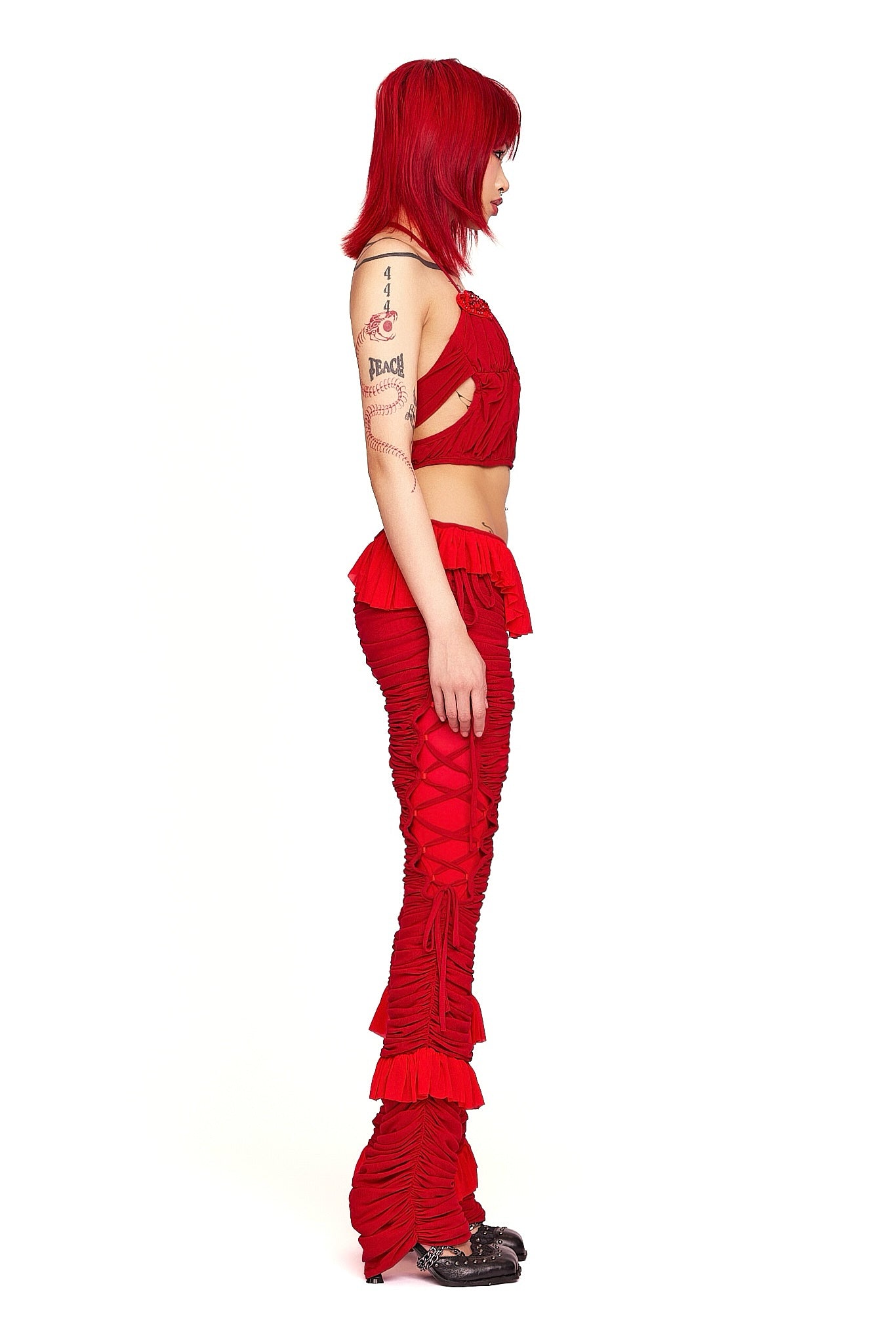 Threads Of Desire Pants in Red (XS-XL)