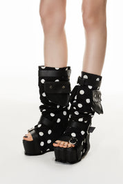 SXY Polka Tower Boots (5-14.5)