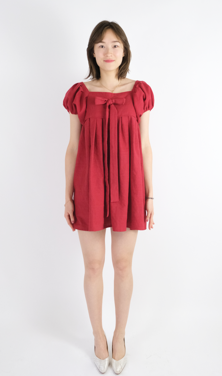 Cherry Princess Babydoll Mini Dress