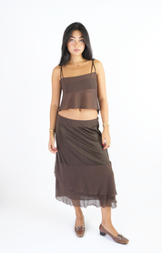 Mocha Muse Sheer Set