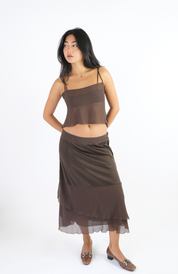 Mocha Muse Sheer Set