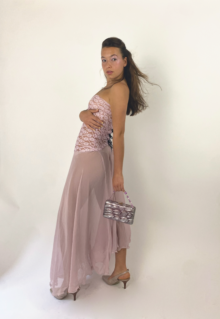 Iridescent Marbled Clutch