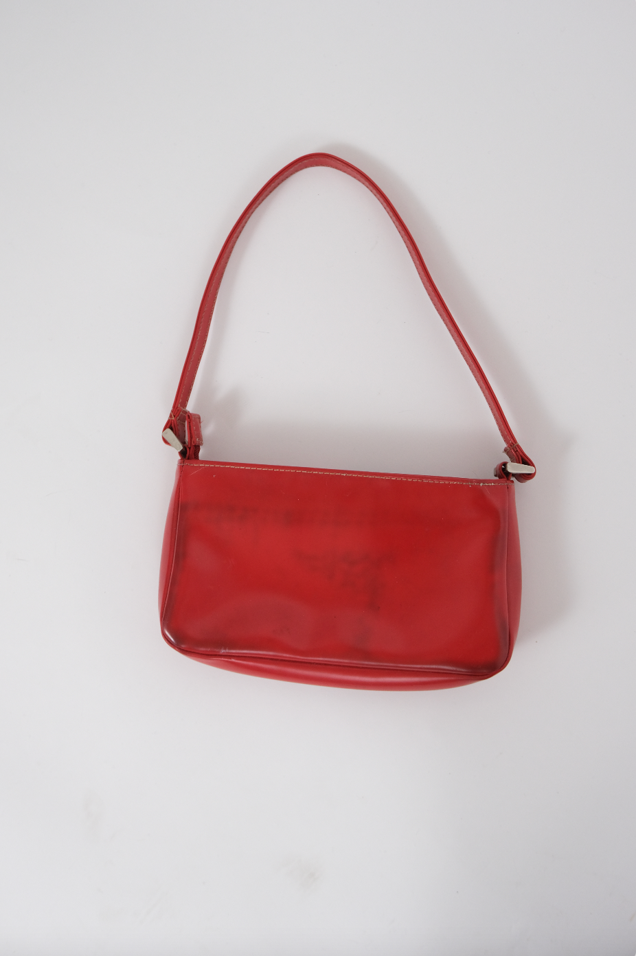 Red & Black Colorblock Mini Purse