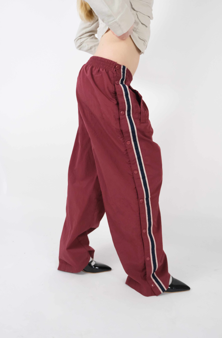 Vintage Wine Track Pants (M)