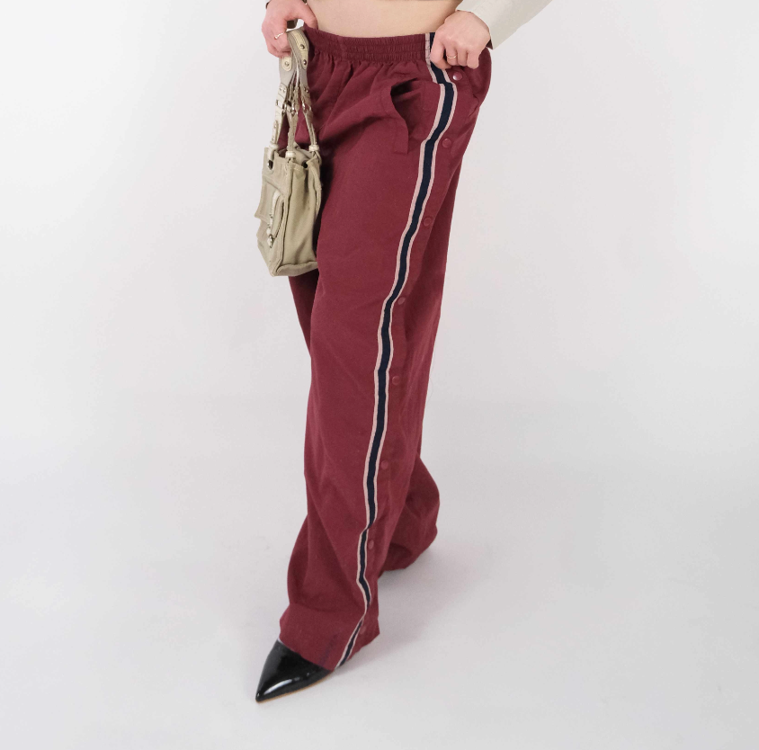 Vintage Wine Track Pants (M)