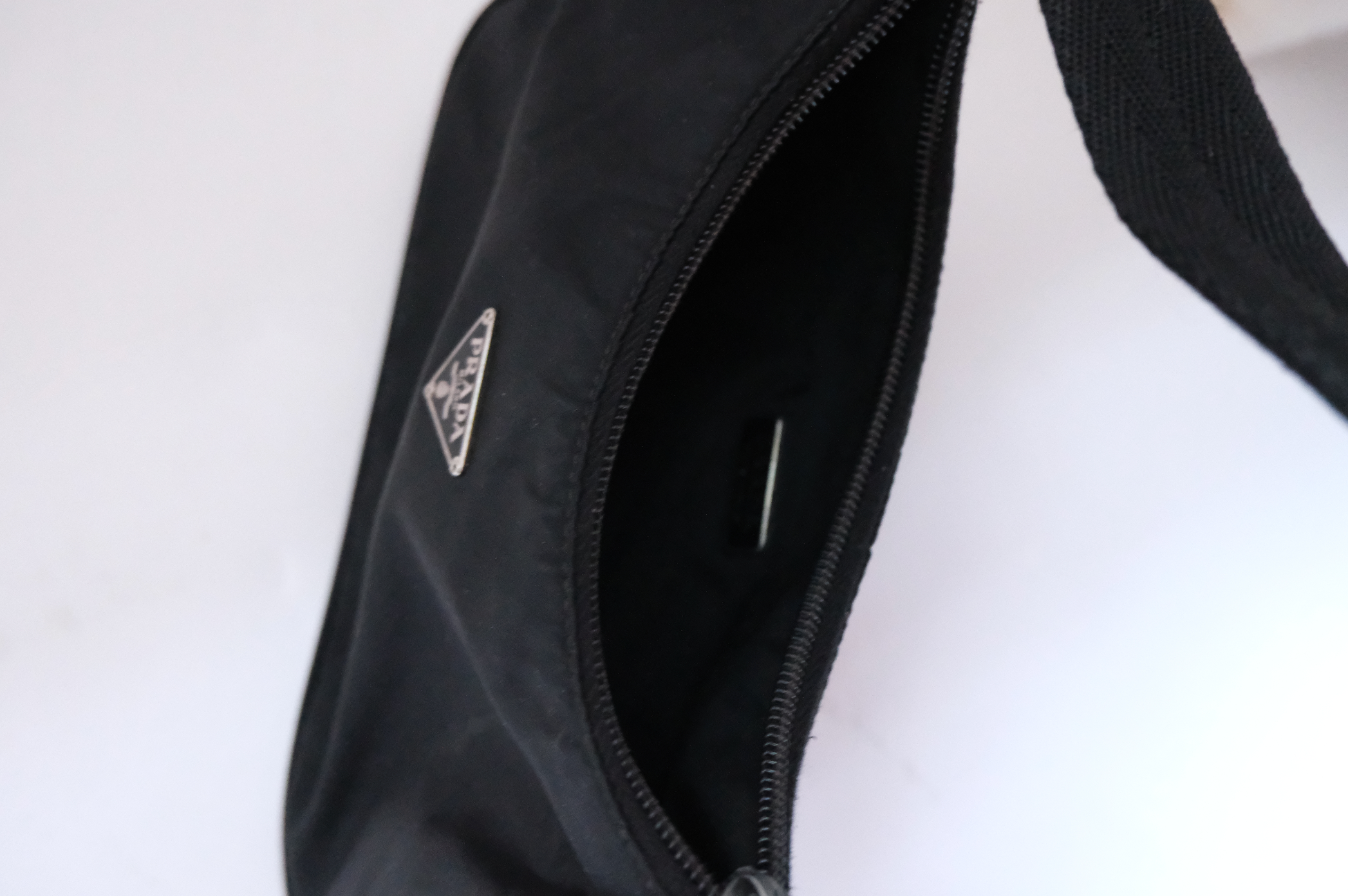 Prada Nylon Black Mini Shoulder Bag