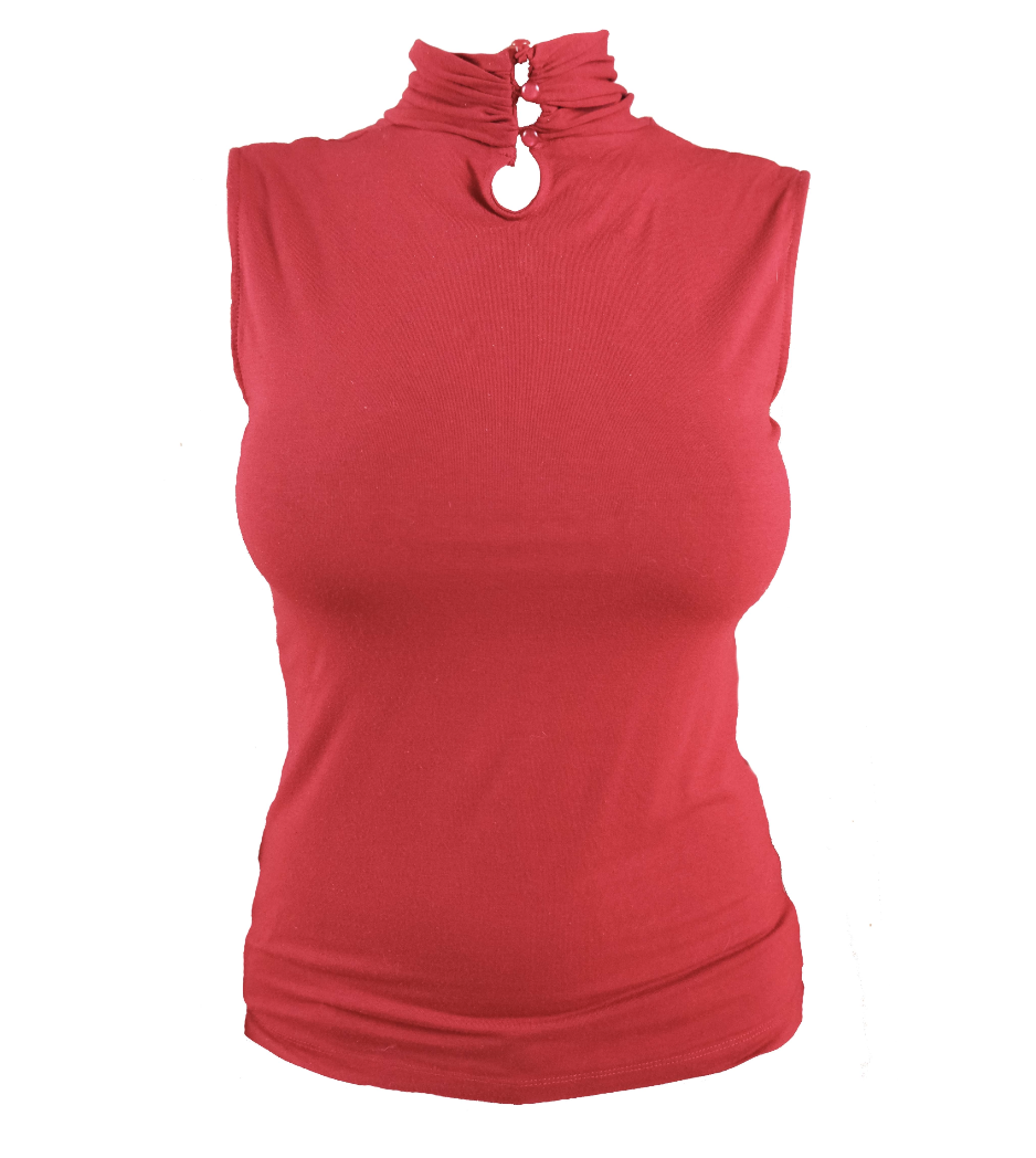 Ruby Sleeveless Turtleneck Tank (XS)