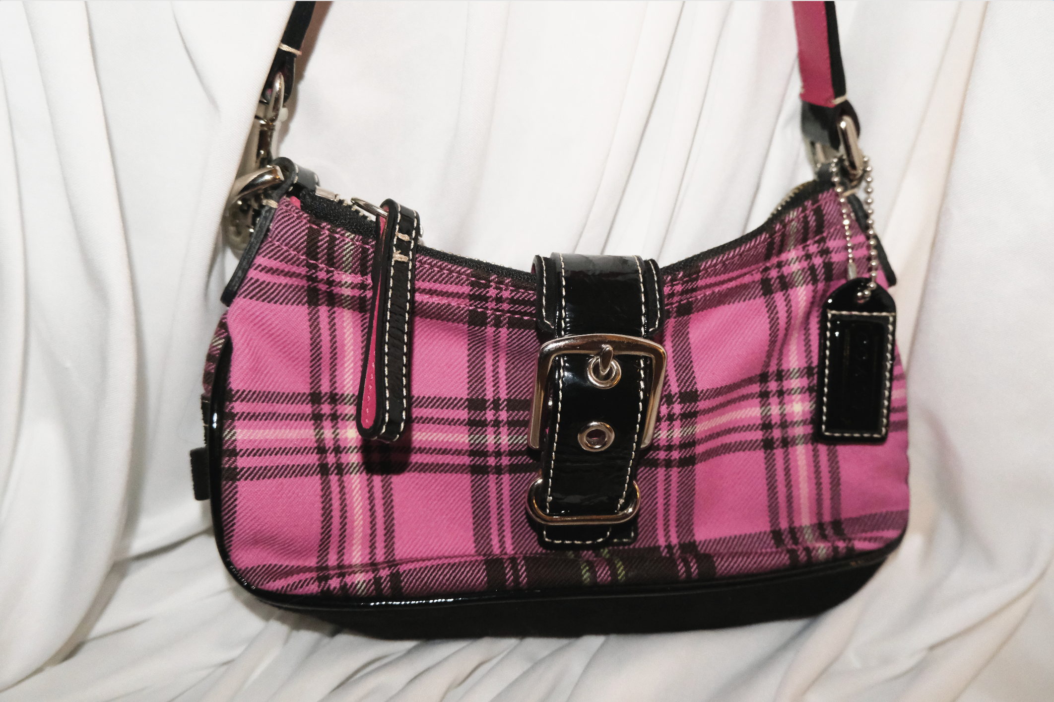 Coach Punk Plaid Mini Bag