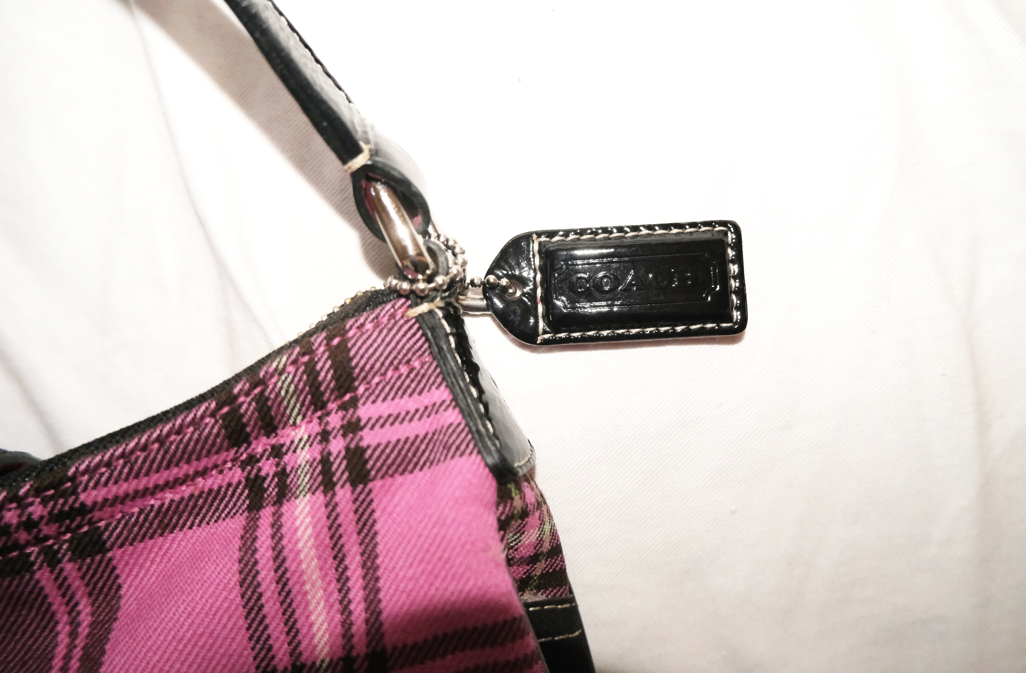 Coach Punk Plaid Mini Bag