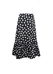 Polka Dot Maxi Skirt (XS)