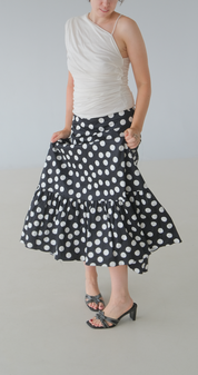 Polka Dot Maxi Skirt (XS)