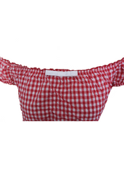 Cherry Gingham Mini Top (XS/S)