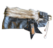 Star Power Custom Faux Fur Belt (S/M)