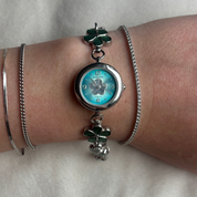 Y2K Glitter Flower Watch