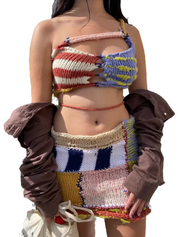 Asymmetrical Patchwork Set (XS-2XL)