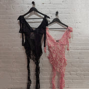 The "Jelly-fish" Lace Ruffle Top (XS-5X)