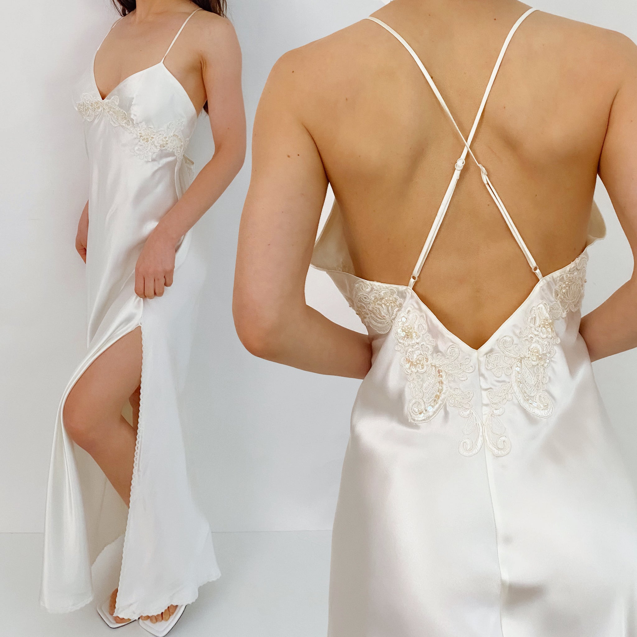 Vintage Sexy Slip Dress - Large