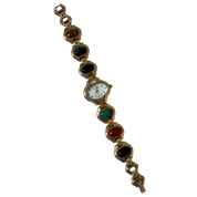 90s Scarab Stone Hidden-Dial Watch