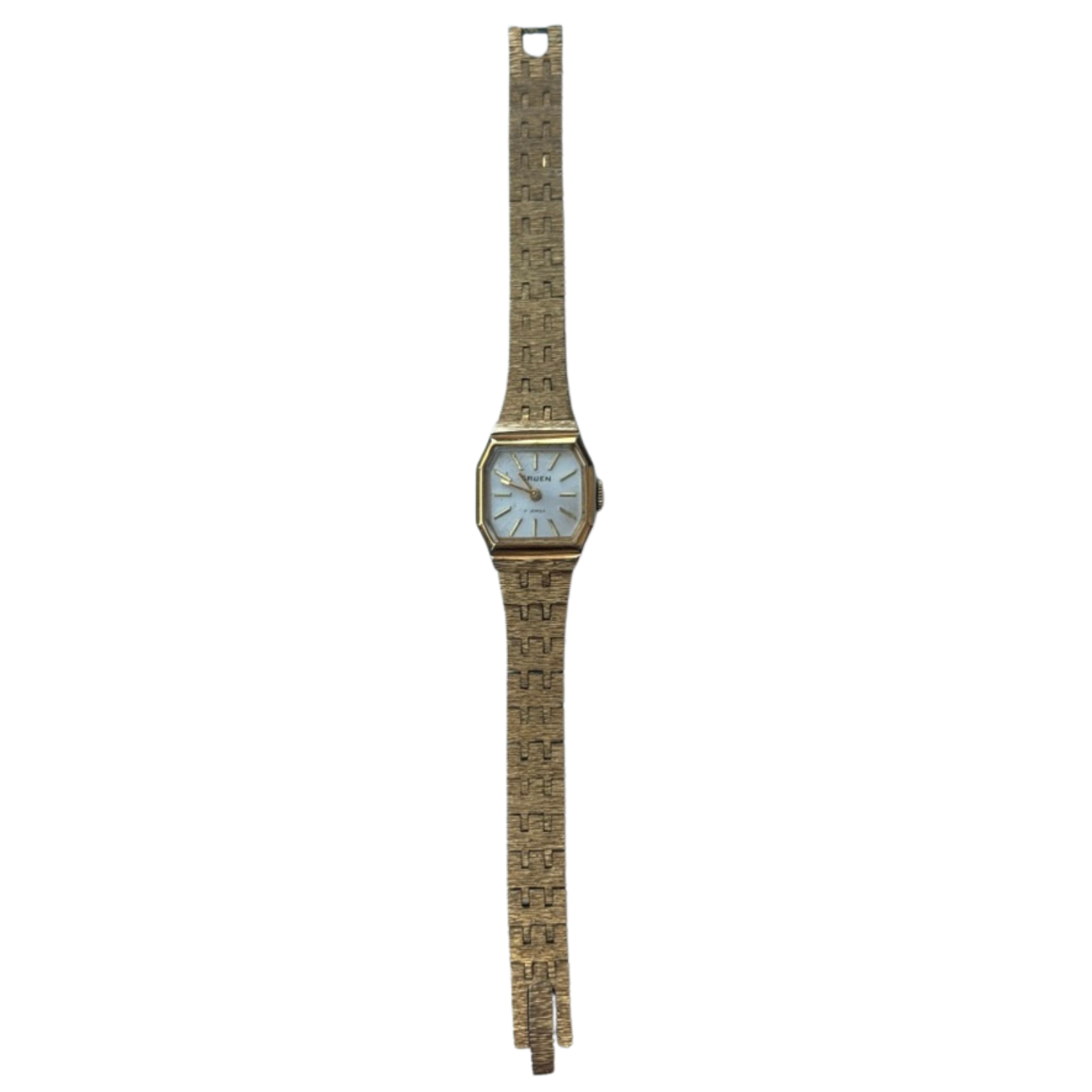 Gold Gruen Octogon Watch