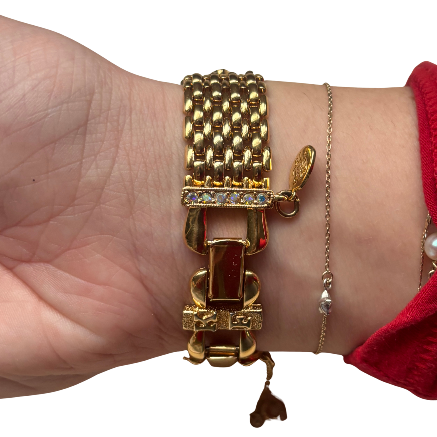 Vintage Kirks Folly Gold Star Watch