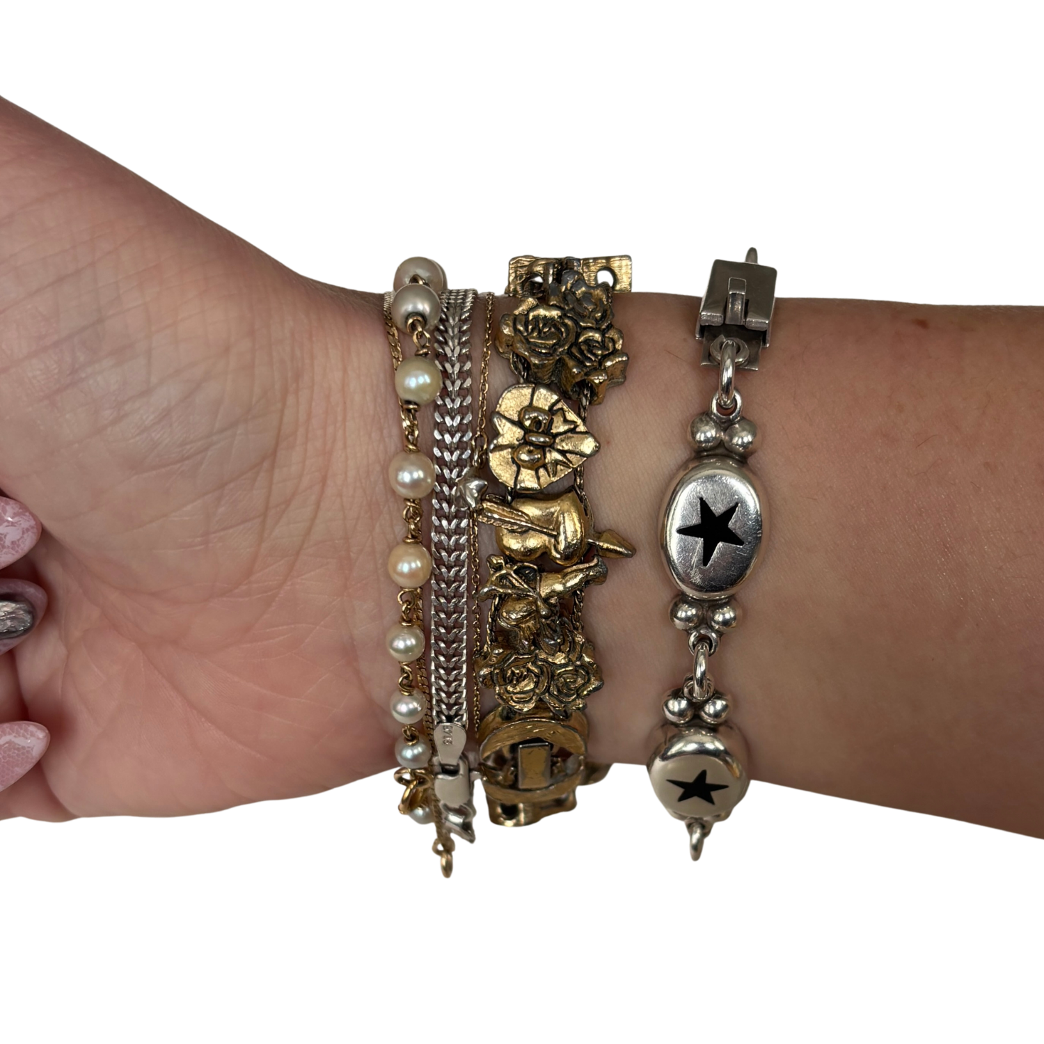 Vintage Valentine Sliding Charm Watch