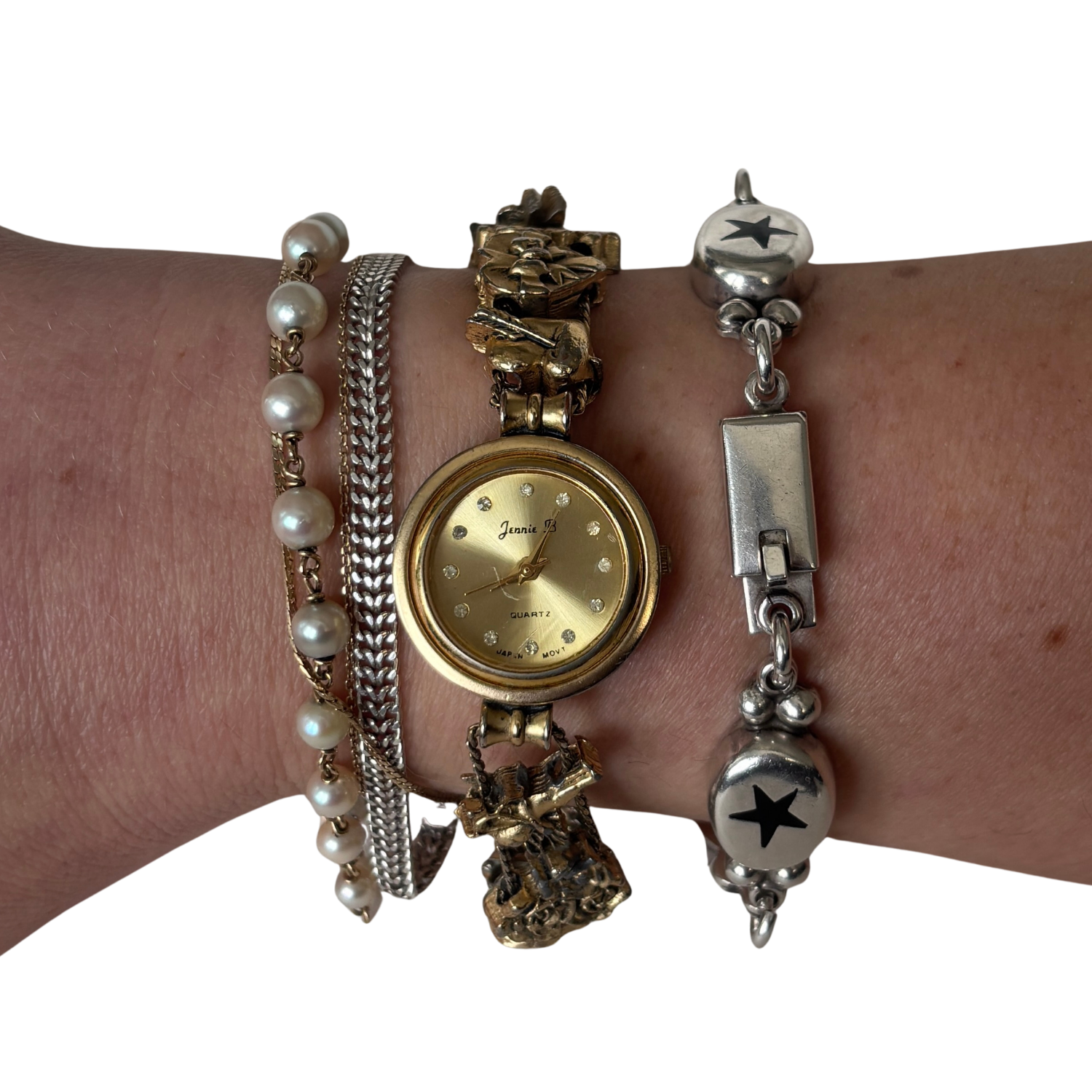 Vintage Valentine Sliding Charm Watch