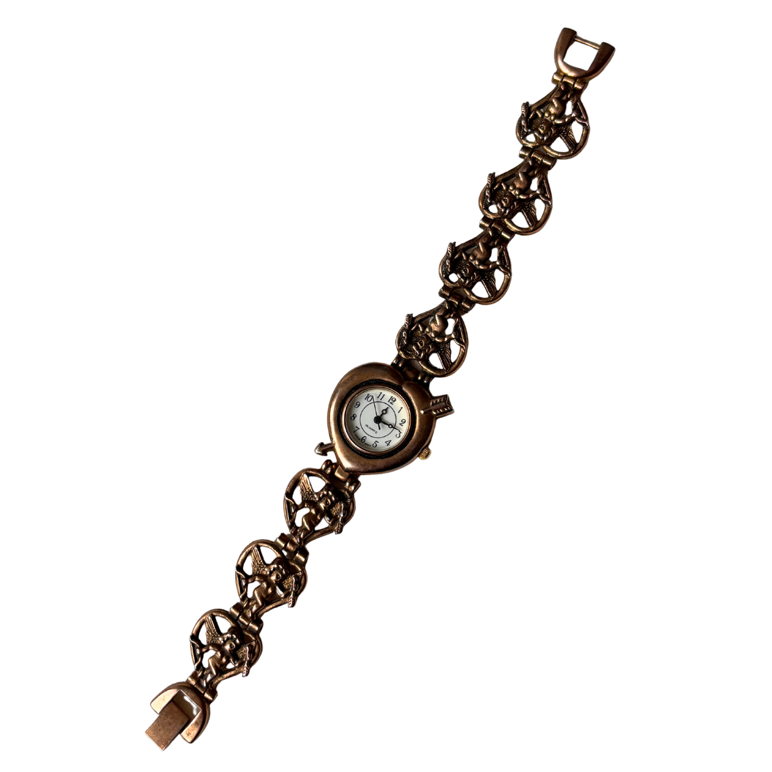 Vintage Cupid's Bow & Heart Watch