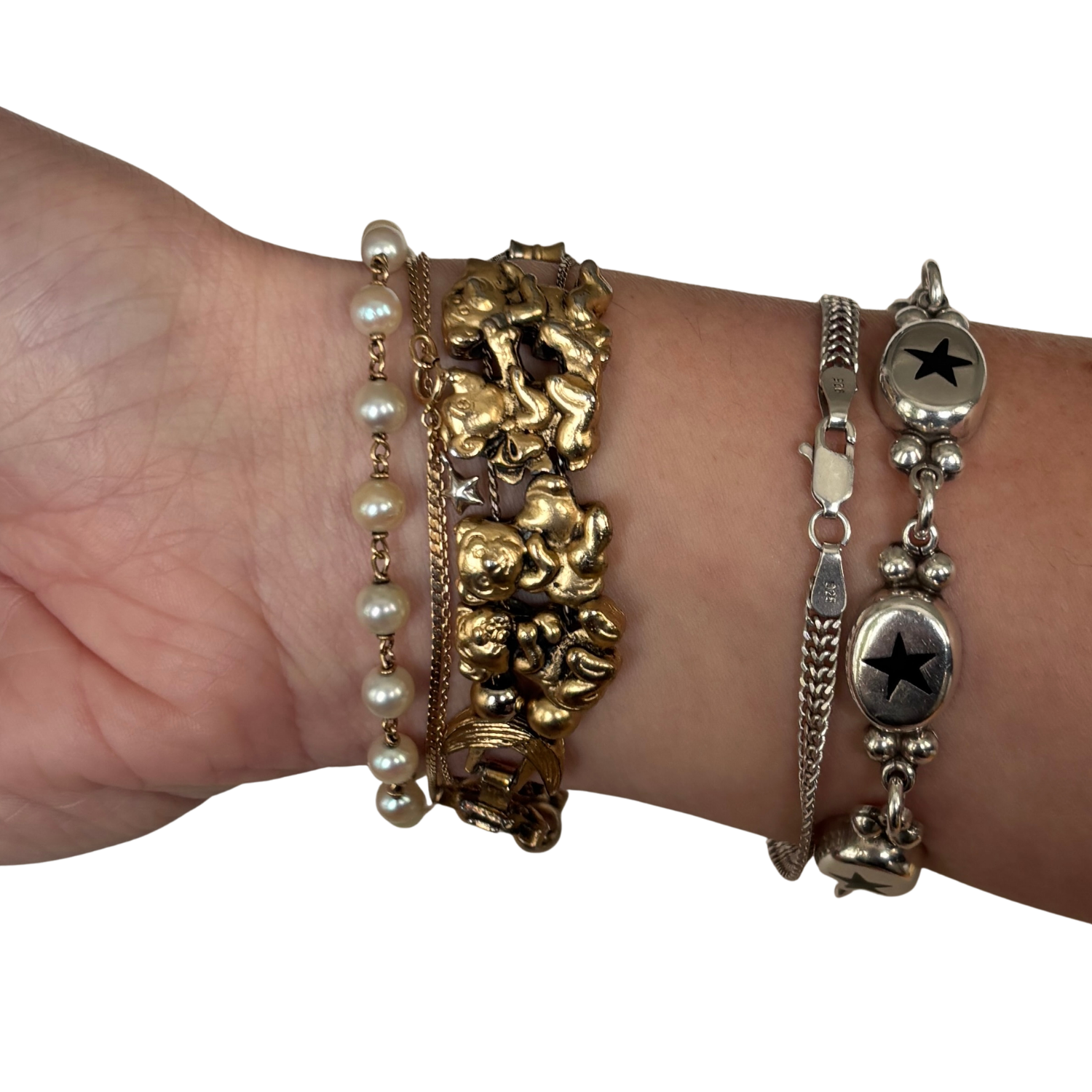 Jennie B Teddybear Sliding Charm Watch