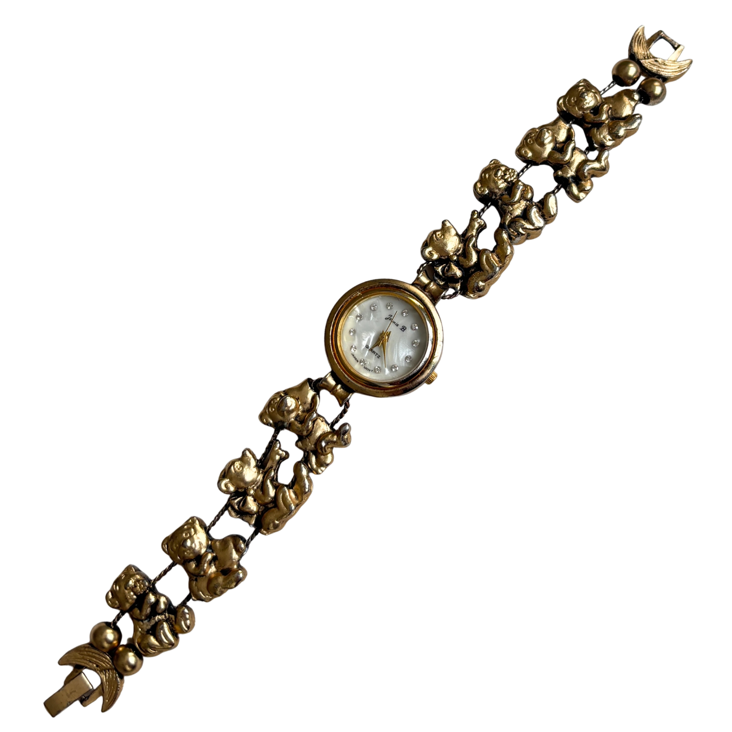 Jennie B Teddybear Sliding Charm Watch