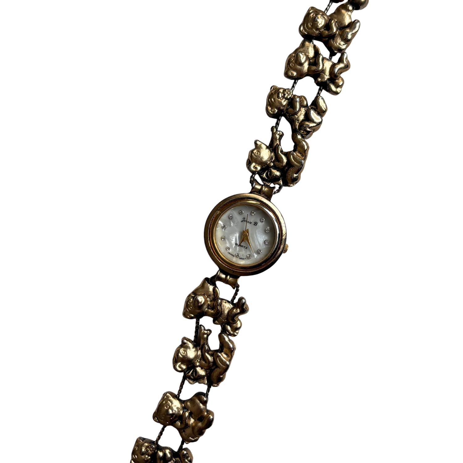 Jennie B Teddybear Sliding Charm Watch
