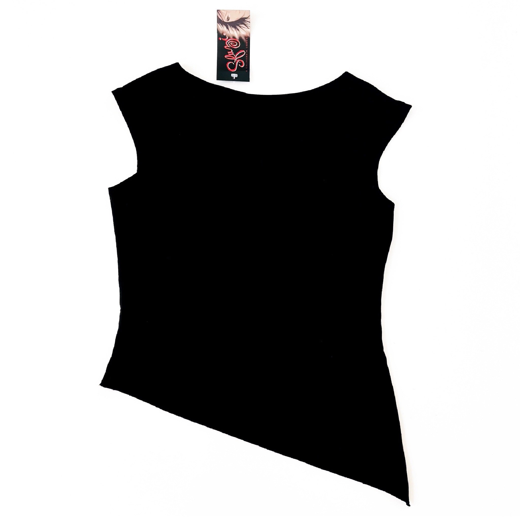 90s Black Chain Top (L)
