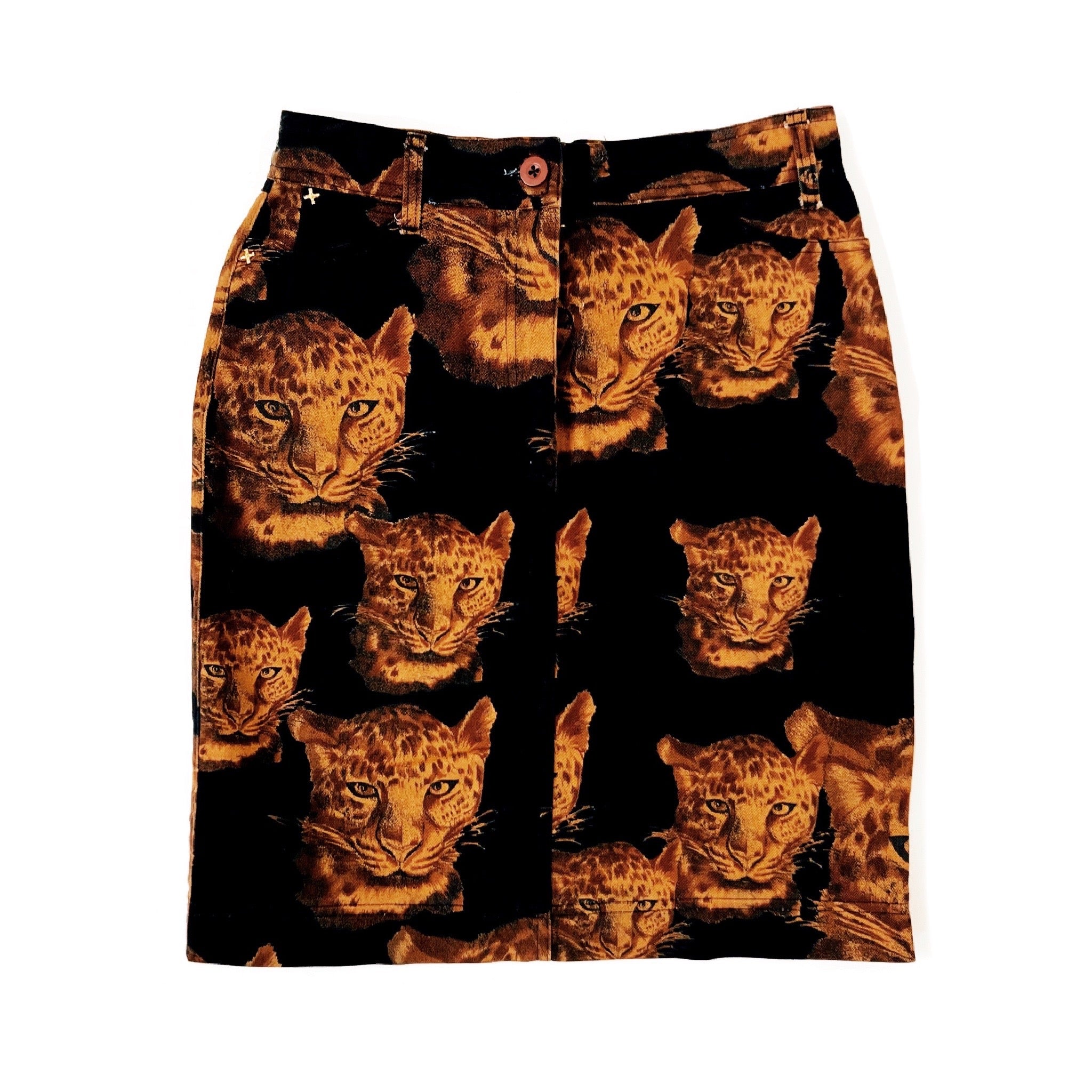 Vintage Leopard Skirt (S)