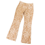 Vintage Champagne Brocade Pants (XS)