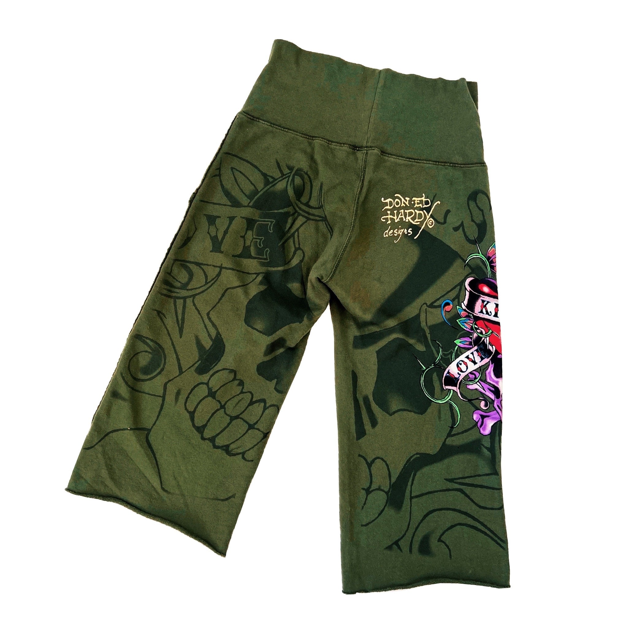 Ed Hardy Cropped Lounge Pants (M)