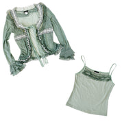 Vintage Cardi + Cami Set (M)