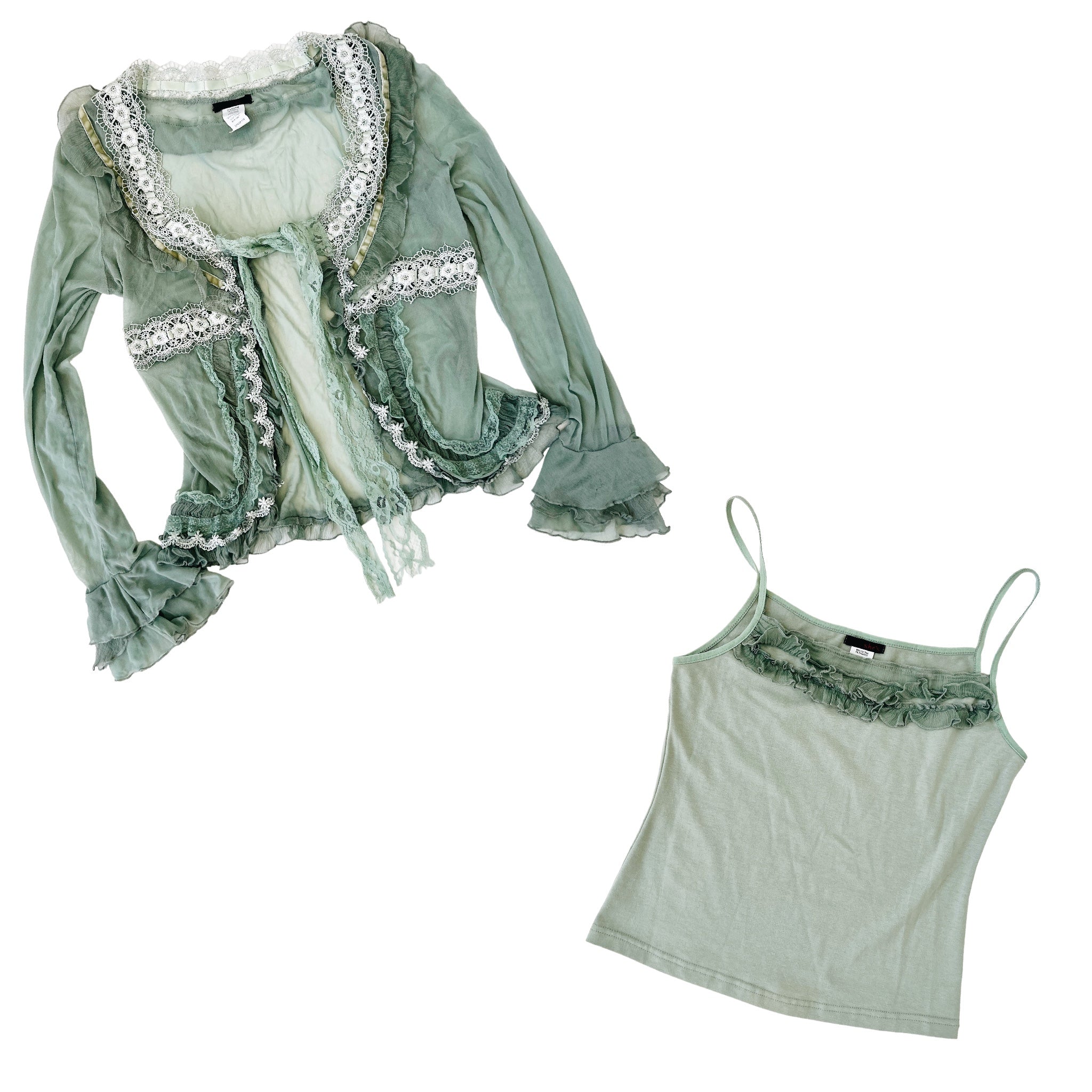 Vintage Cardi + Cami Set (M)