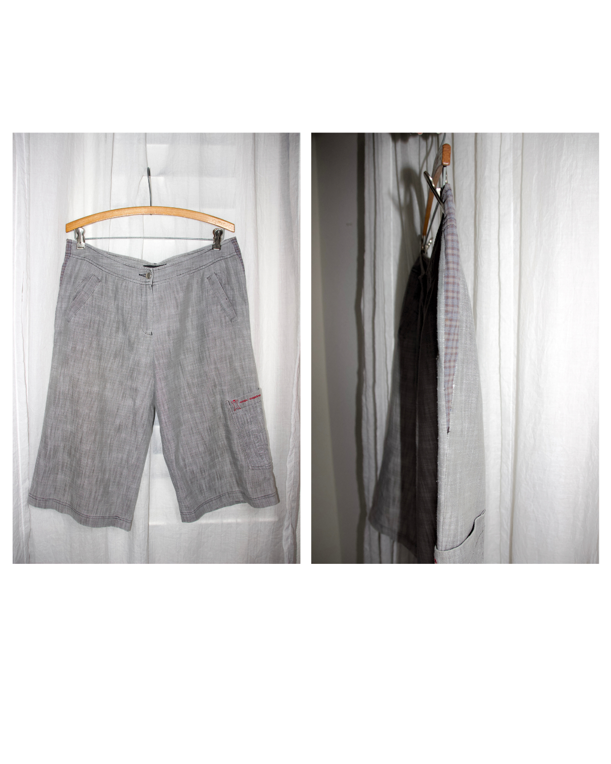 Y2K Cop Copine Capris (M)