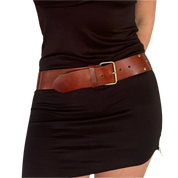 Vintage Brown Hardware Leather Belt