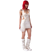 Cupid’s Aftermath Dress in White (XS-XL)