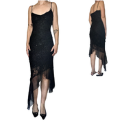 90s Cache Beaded Dress (s)