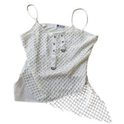 Vintage Fishnet Cotton Tank (S/M)