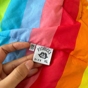 Fiorucci Rainbow Lined Puffer Jacket (S/L)