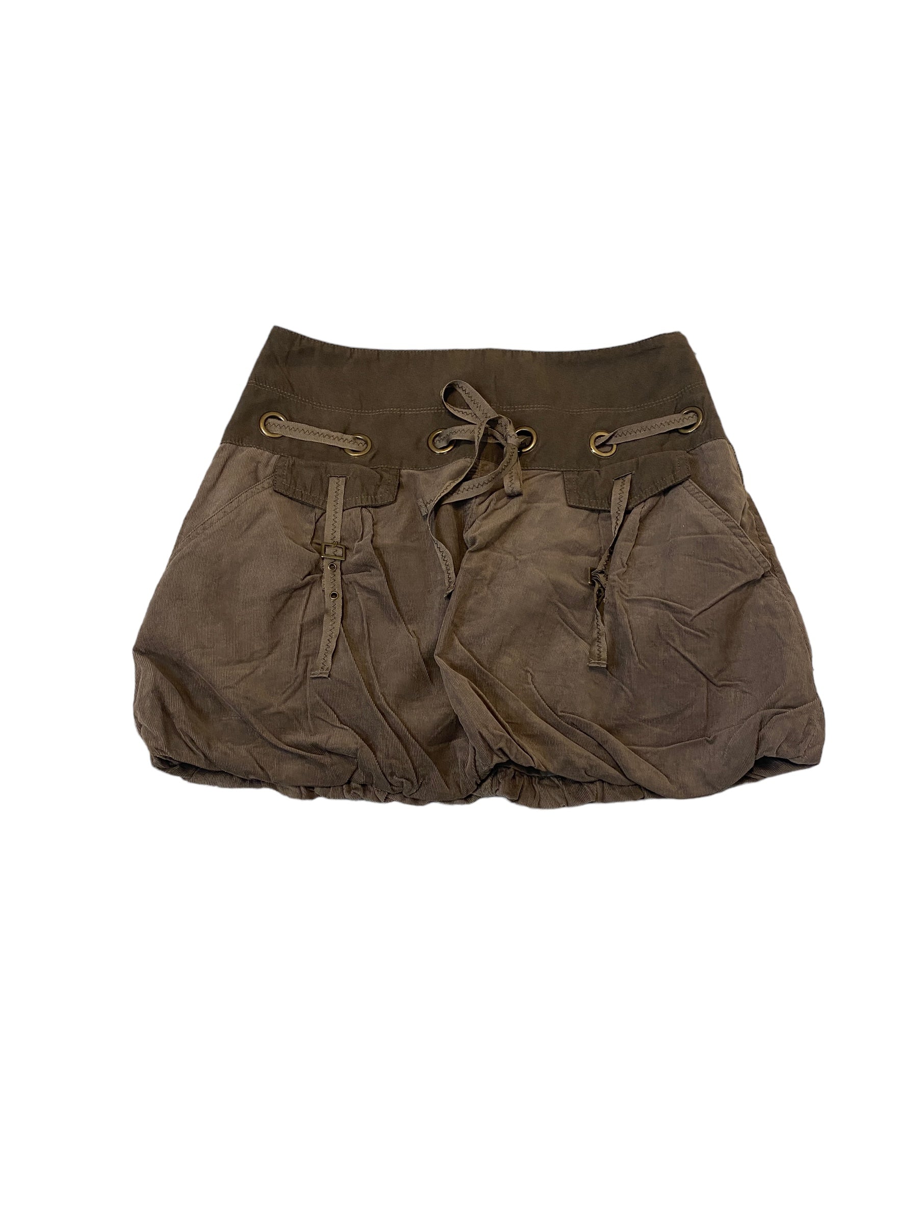 Vintage French Parisian Parachute Mini Skirt (S/M)