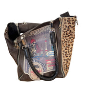 Vintage Barbara Rihl Leather Shoulder Bag