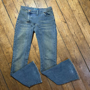 00s Denim Jeans low rise and flare leg fit (XS)