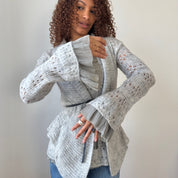 Vintage Italian Mohair Cardigan Set (S/M)