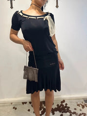 Vintage Miss Sixty Killah Coquette Black Dress (S)