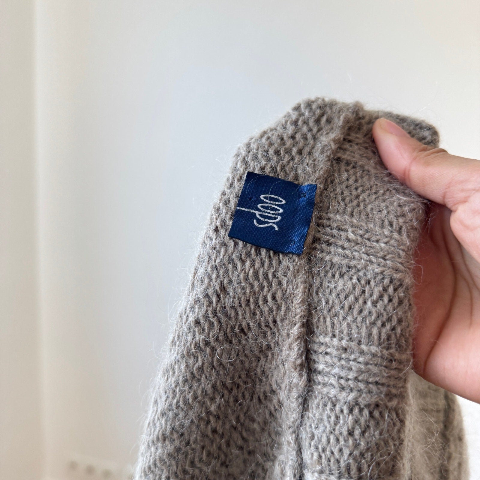 Italian Vintage Mohair & Wool Cardigan (S)